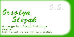 orsolya slezak business card